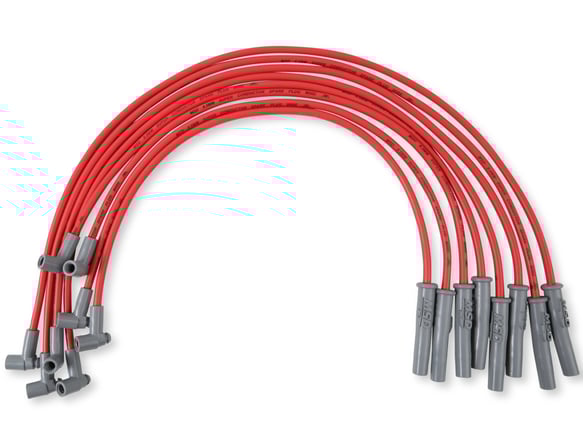 MSD 35379 Super Conductor Spark Plug Wire Set, Chevy 366-454 w/ HEI Cap