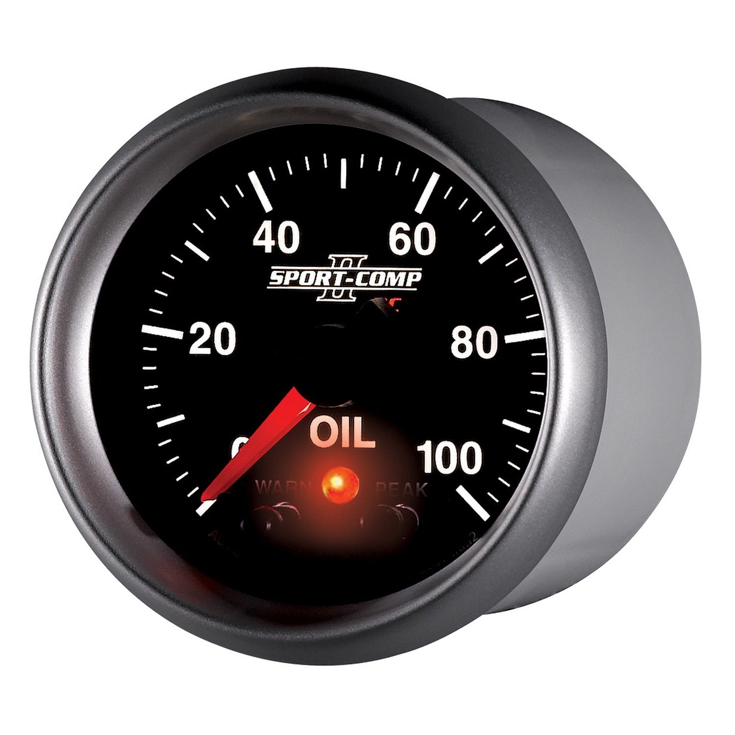 2-1/16" OIL PRESSURE, 0-100 PSI, SPORT-COMP II