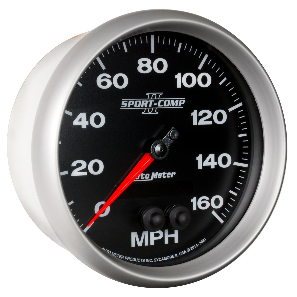 5" GPS SPEEDOMETER, 0-160 MPH, SPORT-COMP II