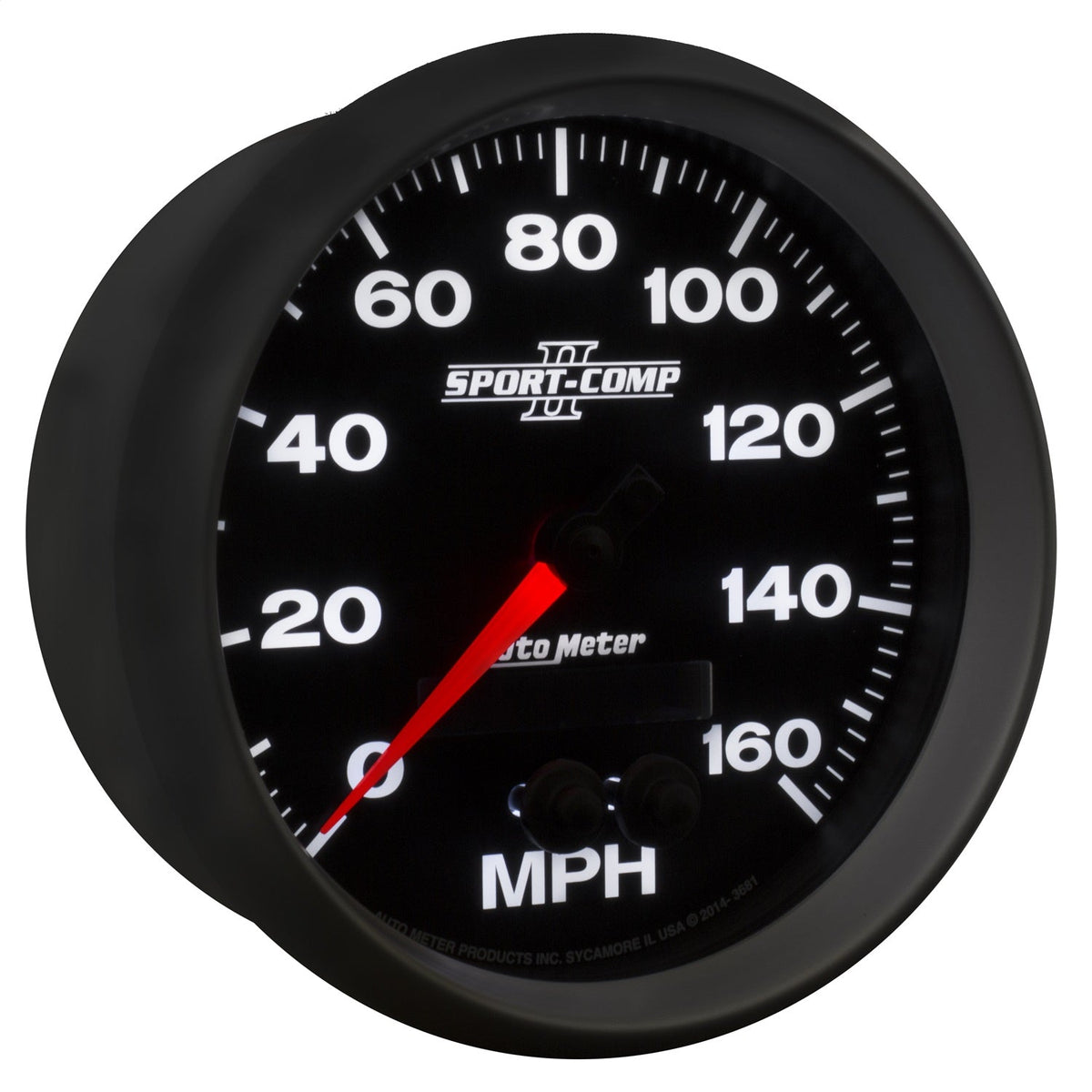 5" GPS SPEEDOMETER, 0-160 MPH, SPORT-COMP II