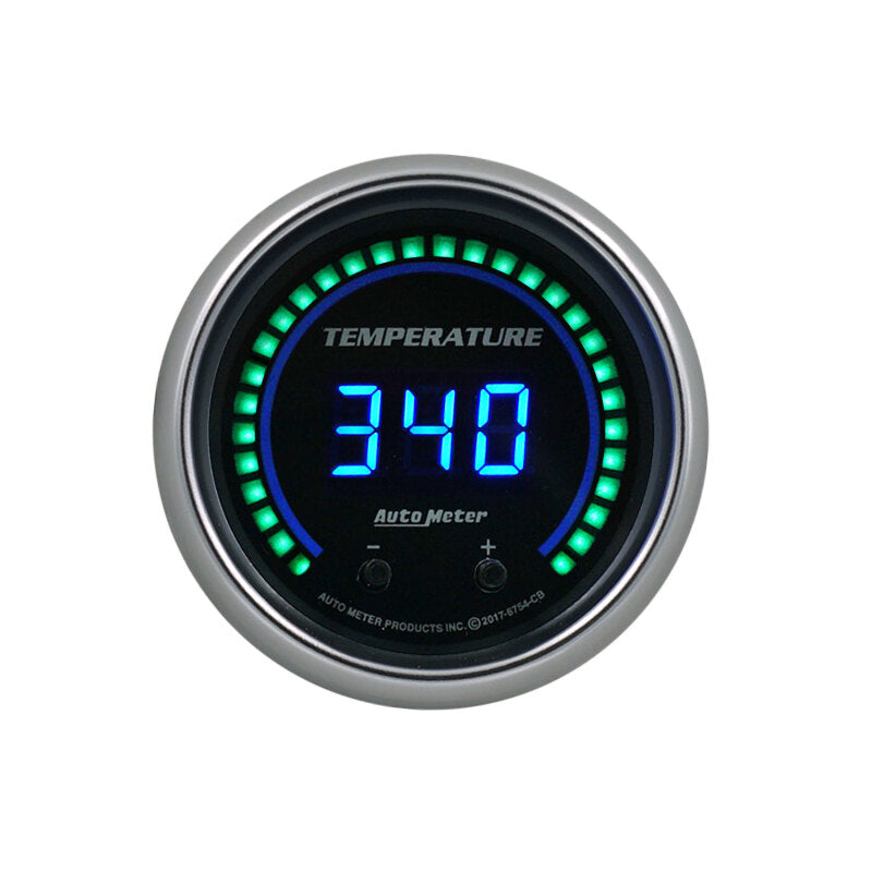 2-1/16" TWO CHANNEL FLUID TEMPERATURE, SELECTABLE SCALE ºF / ºC, COBALT ELITE DIGITAL
