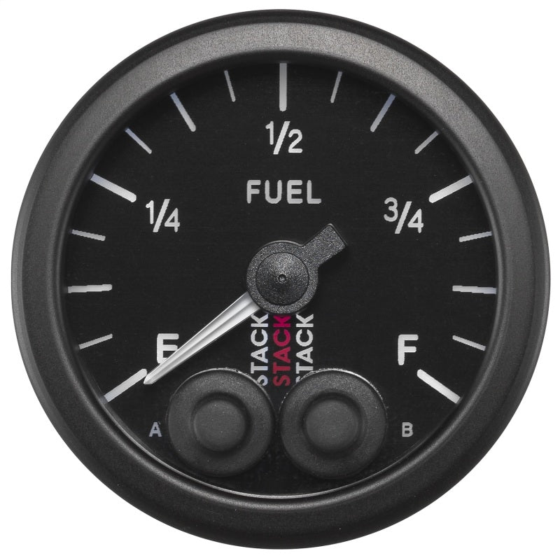 2-1/16" FUEL LEVEL, PROGRAMMABLE 0-280 ?, STACK PRO-CONTROL BLK