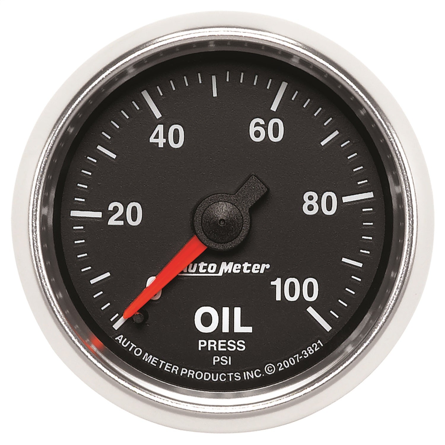 2-1/16" OIL PRESSURE, 0-100 PSI, GS