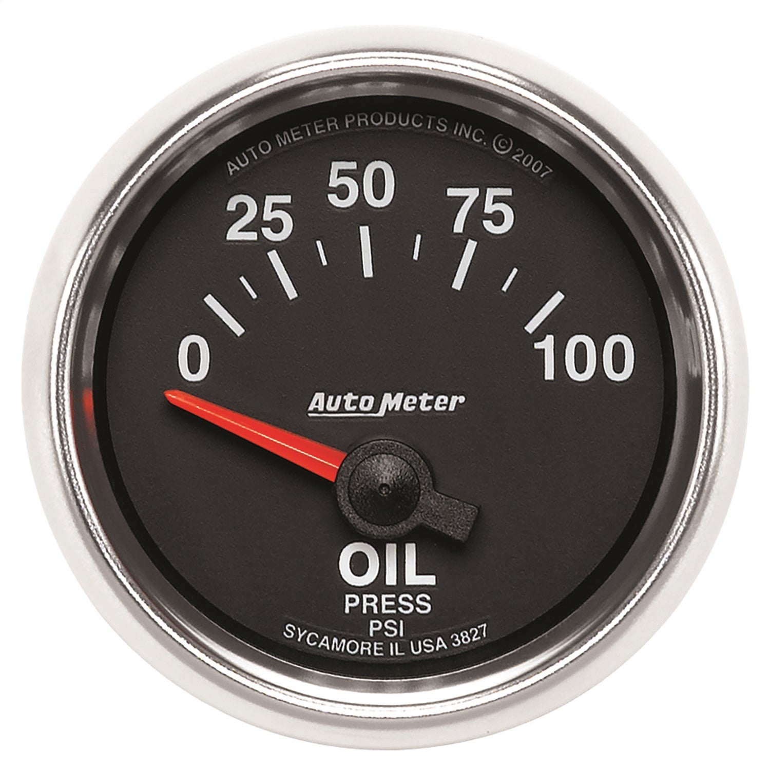 2-1/16" OIL PRESSURE, 0-100 PSI, GS