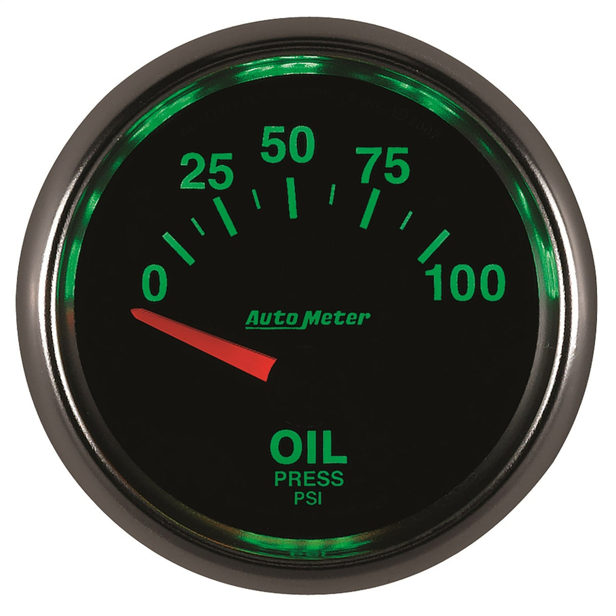 2-1/16" OIL PRESSURE, 0-100 PSI, GS
