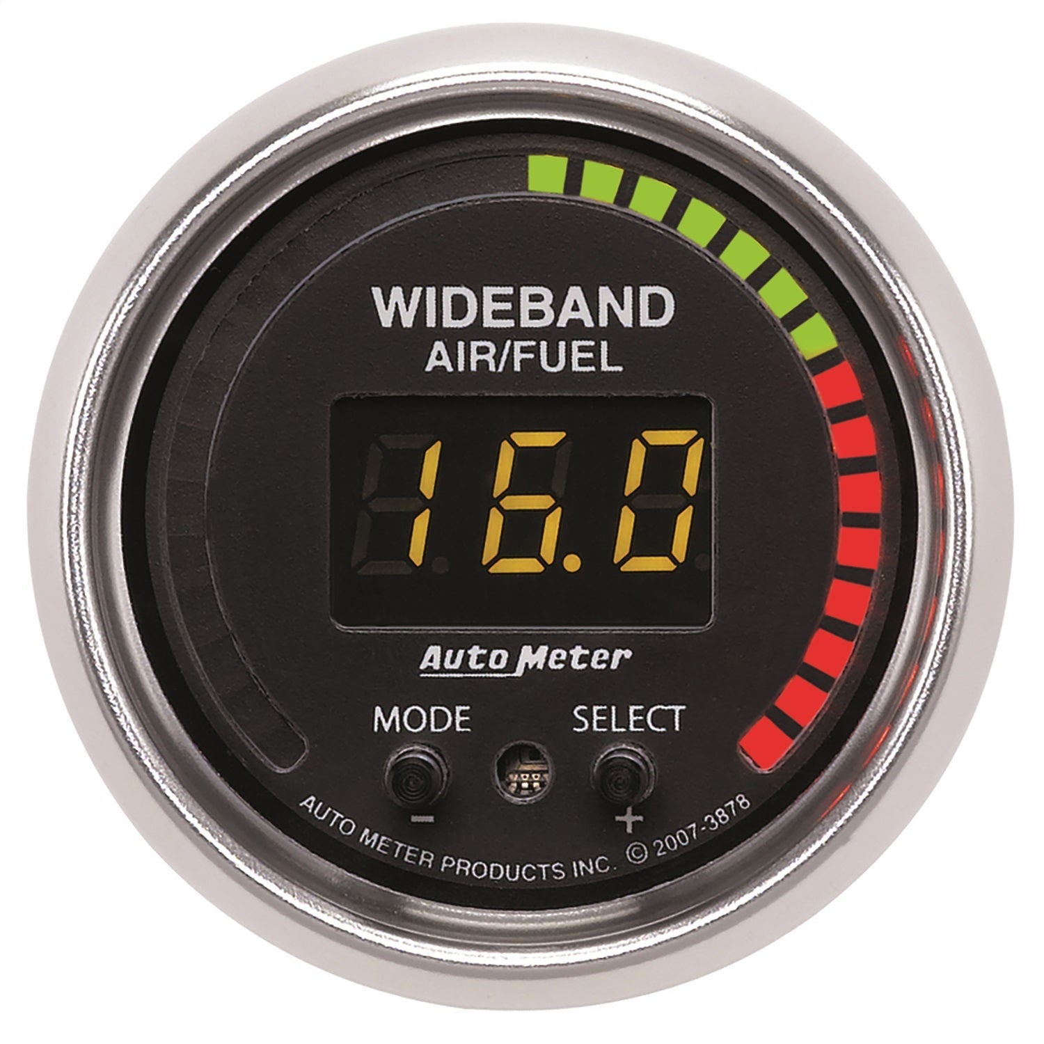 2-1/16" WIDEBAND PRO AIR/FUEL RATIO, 6:1-20:1 AFR, GS