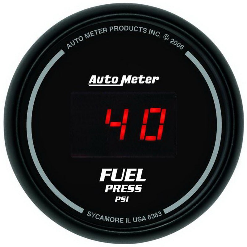 2-1/16" FUEL PRESSURE, 0-100 PSI, SPORT-COMP DIGITAL