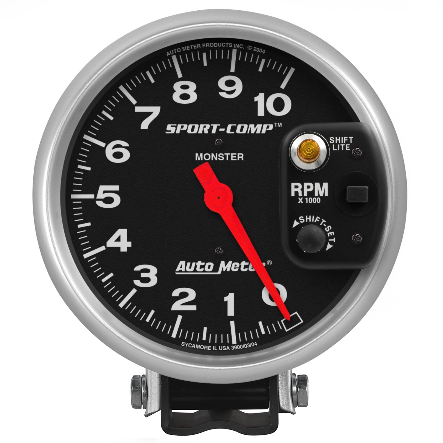 5" PEDESTAL TACHOMETER, 0-10,000 RPM, SPORT-COMP