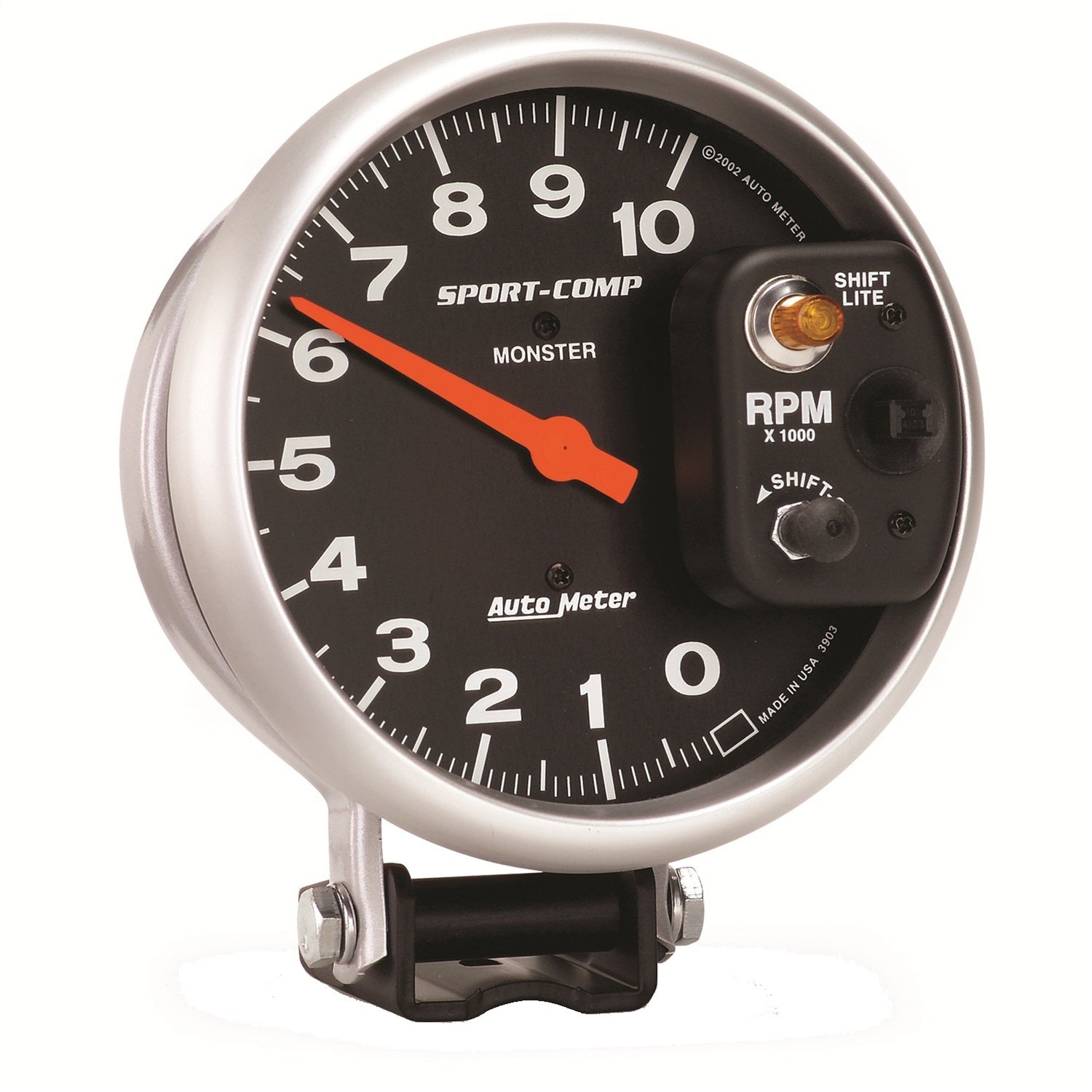 5" PEDESTAL TACHOMETER, 0-10,000 RPM, SPORT-COMP
