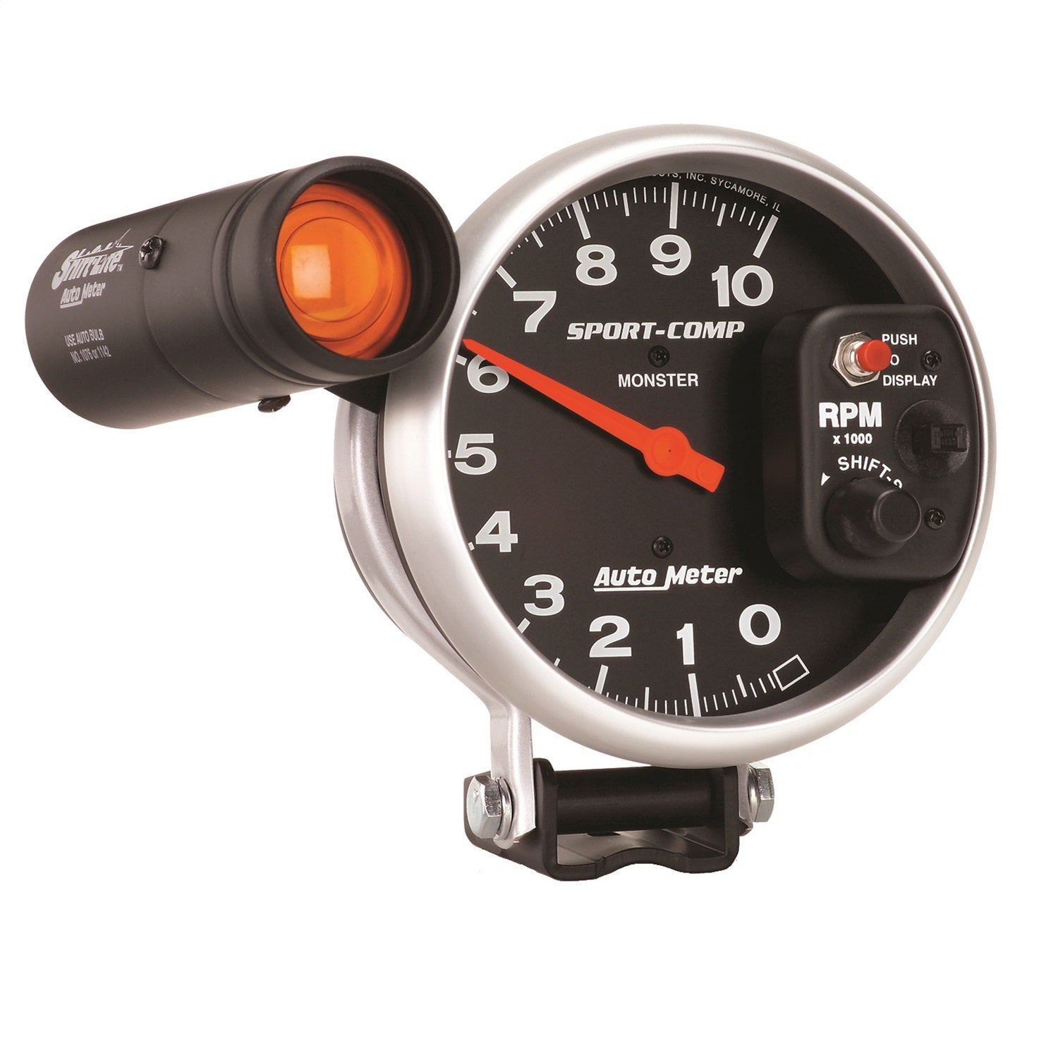 5" PEDESTAL TACHOMETER, 0-10,000 RPM, SPORT-COMP