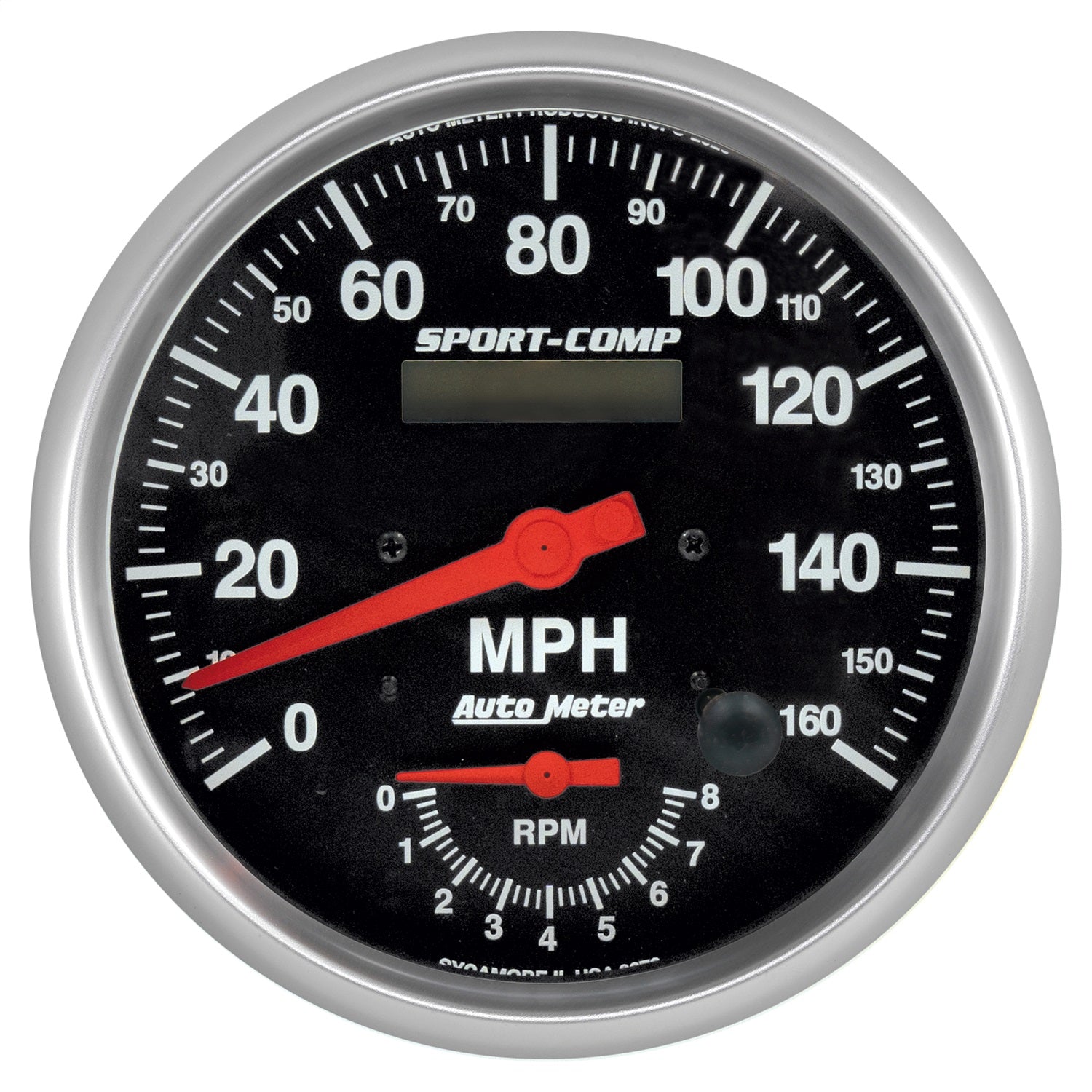 5" TACHOMETER/SPEEDOMETER COMBO, 8K RPM/160 MPH, SPORT-COMP