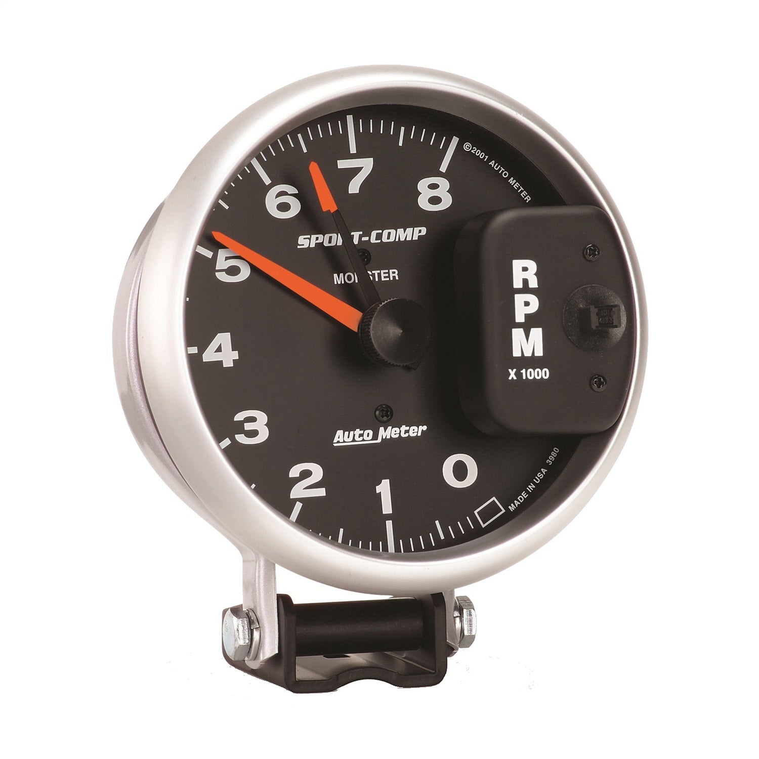 5" PEDESTAL TACHOMETER, 0-8,000 RPM, SPORT-COMP