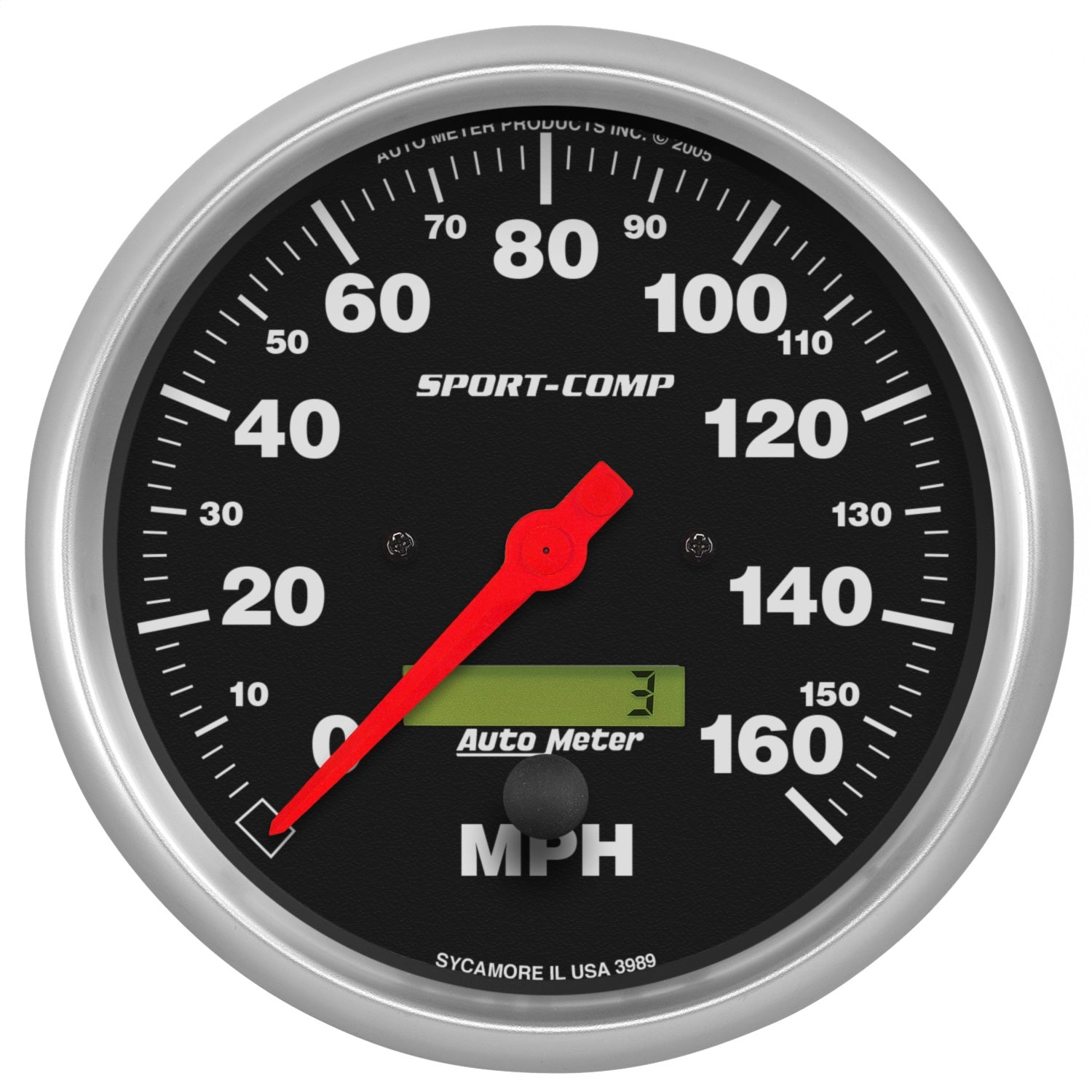 5" SPEEDOMETER, 0-160 MPH, SPORT-COMP