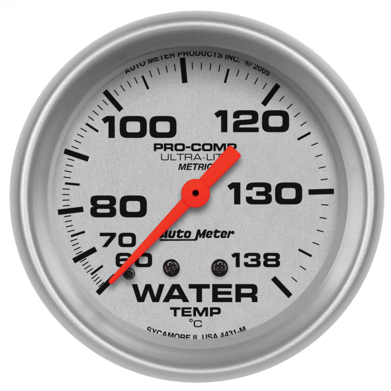 2-5/8" WATER TEMPERATURE, 60-140 °C, ULTRA-LITE