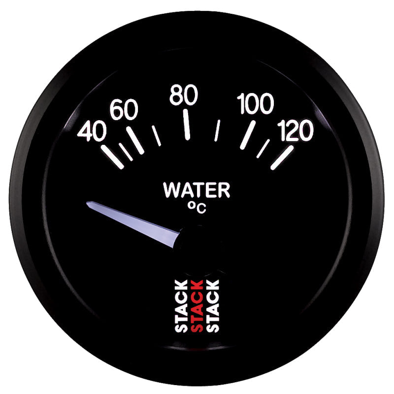 WATER TEMP, ELECTRIC, 52MM, BLK, 40-120 °C, M10 MALE