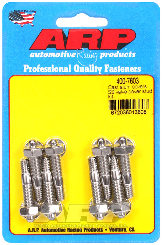 ARP 400-7603 Cast Alum Covers SS Valve Cover Stud Kit
