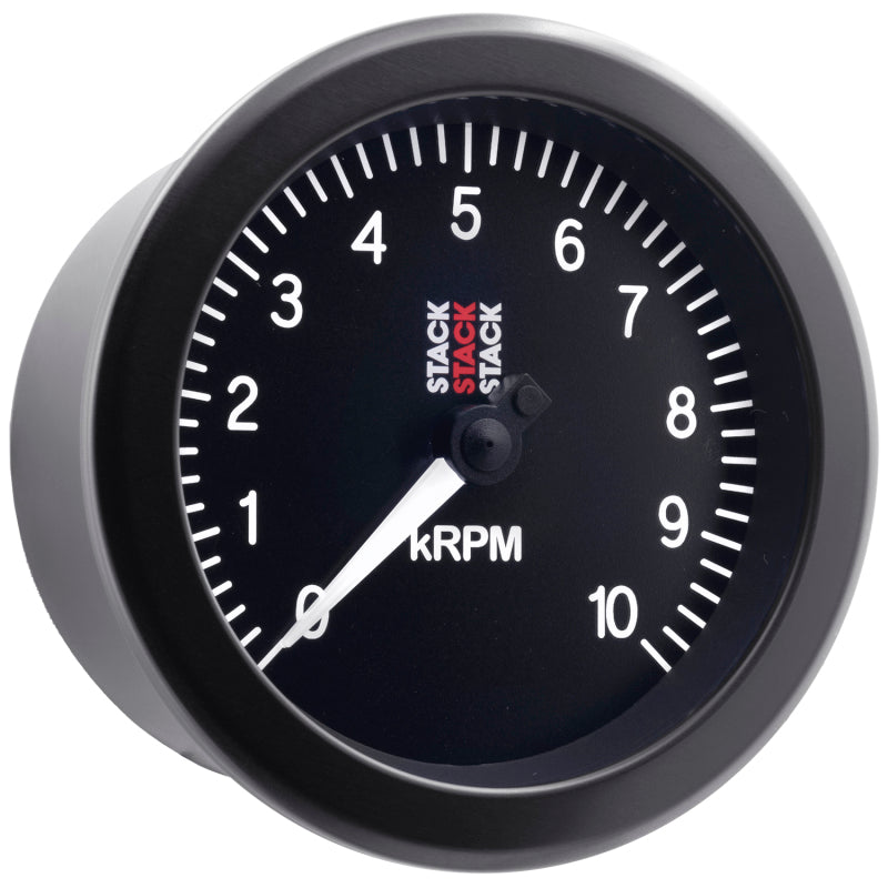 TACHOMETER, SPORT, 88MM, BLACK, 0-10K RPM