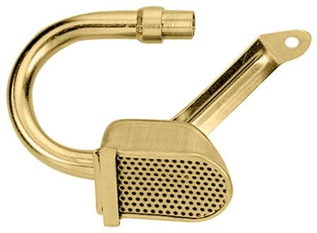 Milodon 18314 Gold Zinc Plated Low Profile Oil Pan Pickup SB Chevy