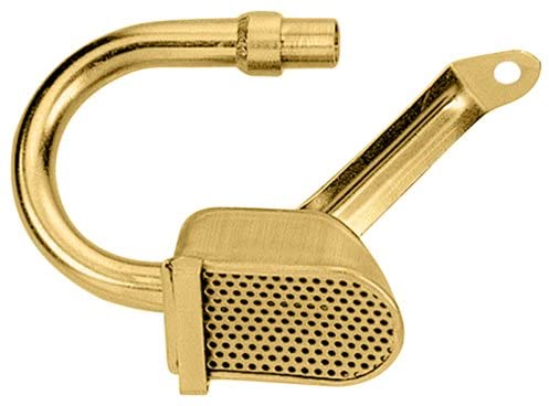 Milodon 18313 Gold Zinc Plated Low Profile Oil Pan Pickup SB Chevy