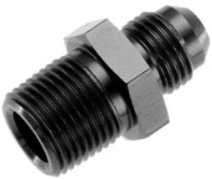 Redhorse Performance 816-16-16-2 -16 straight male adapter to -16 (1") NPT male - black