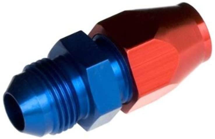 Redhorse Performance 3100-08-08-1 -08 to 1/2" hard line AN aluminum hose end - red&blue