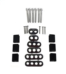 Taylor Cable 42502 7-8mm Vertical Wire Loom Kit Black