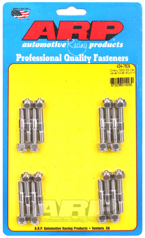 ARP 434-7609 Chevy SB2 SS Hex Valve Cover Stud Kit