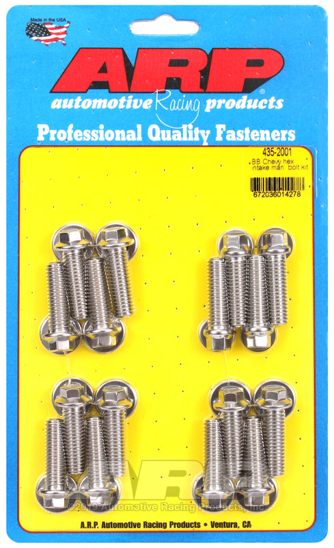 ARP 435-2001 BB Chevy Hex Intake Manifold Bolt Kit