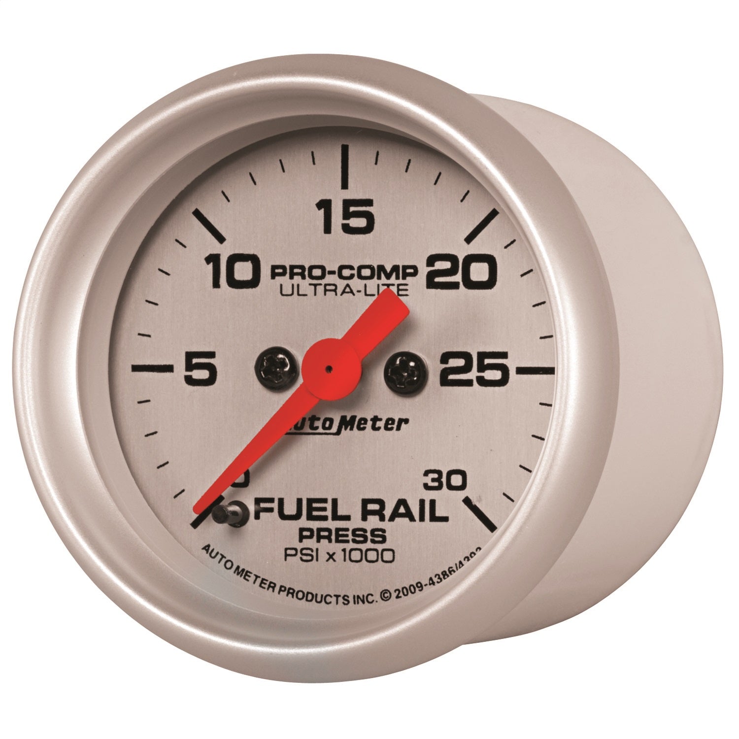 2-1/16" FUEL RAIL PRESSURE, 0-30K PSI, ULTRA-LITE
