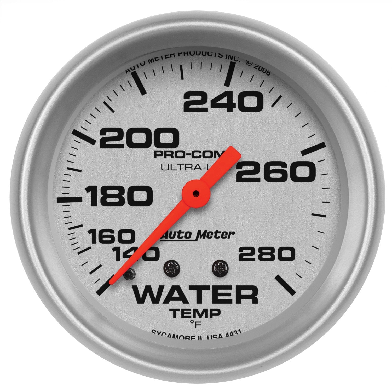 2-5/8" WATER TEMPERATURE, 140-280 °F, ULTRA-LITE