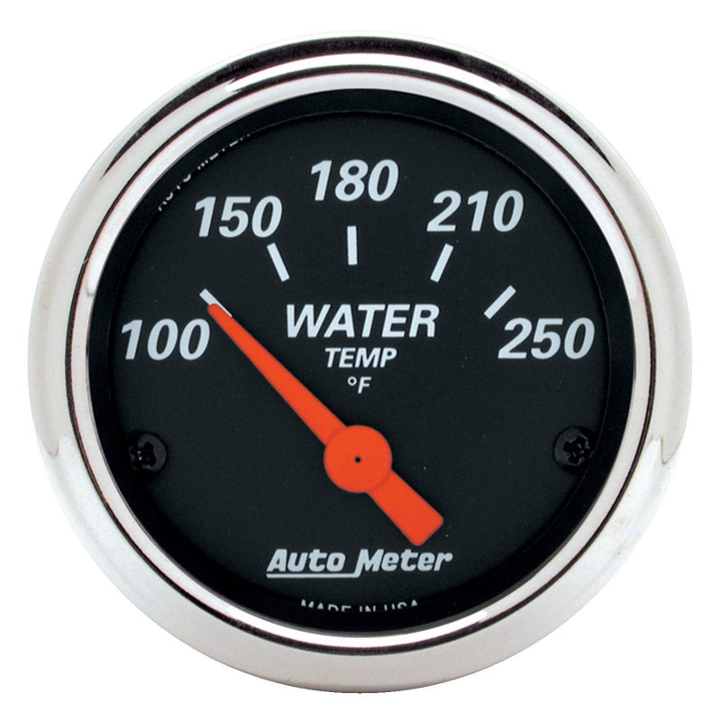 2-1/16" WATER TEMPERATURE, 100-250 °F, DESIGNER BLACK