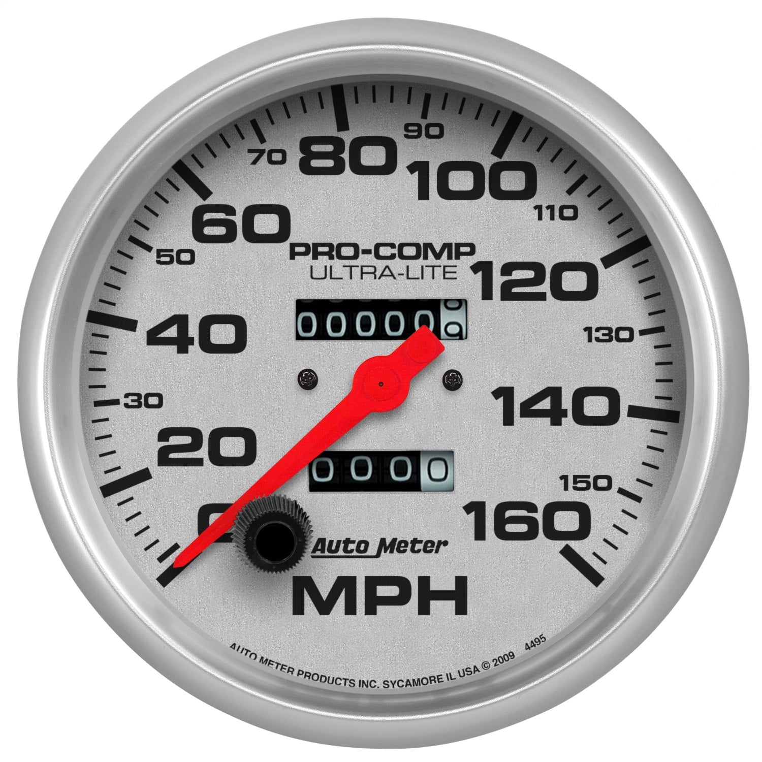 5" SPEEDOMETER, 0-160 MPH, ULTRA-LITE