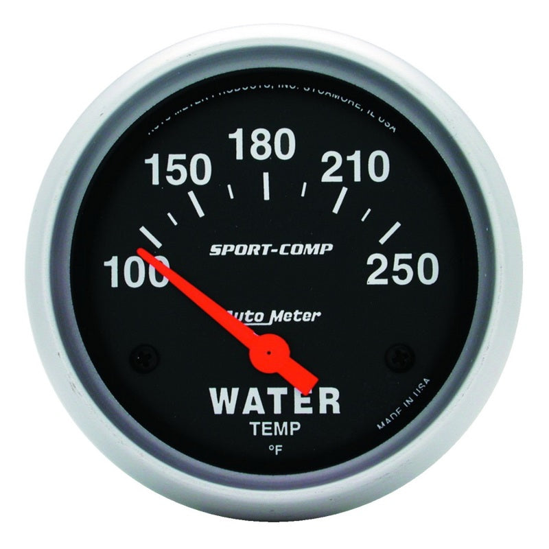 2-5/8" WATER TEMPERATURE, 100-250 °F, SPORT-COMP