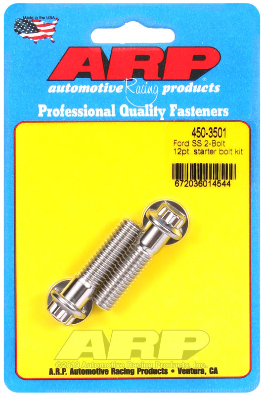 ARP 450-3501 Ford SS 2-Bolt 12PT Starter Bolt Kit
