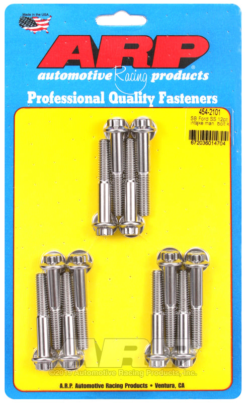 ARP 454-2101 SB Ford SS 12PT Intake Manifold Bolt Kit