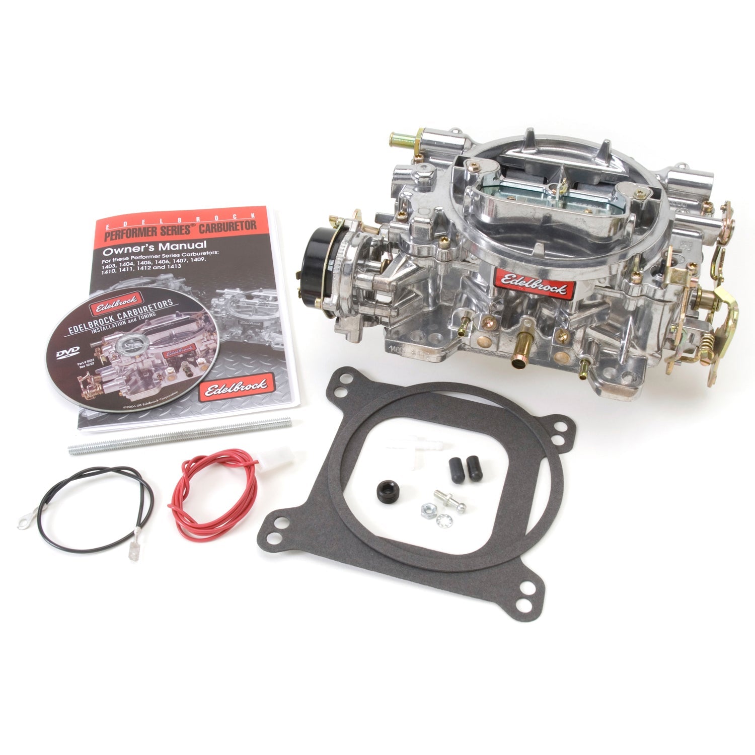 Edelbrock 9906 Performer Remanufactured Carburetor, Edelbrock 1406 - 600cfm
