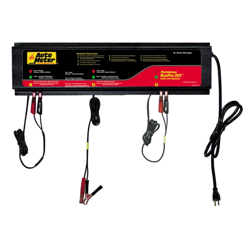 BUSPRO-360; AGM Optimized Smart Battery Charger - 3 Channel, 120v 5 amp