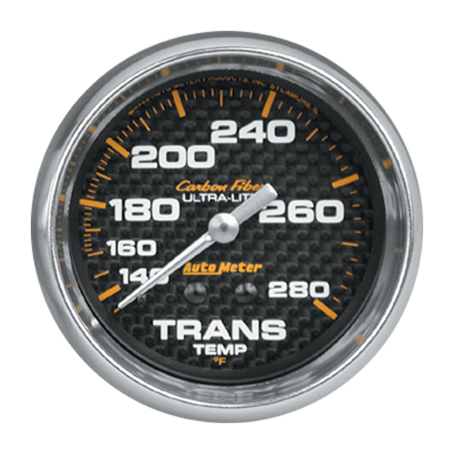 2-5/8" TRANSMISSION TEMPERATURE, 140-280 °F, CARBON FIBER