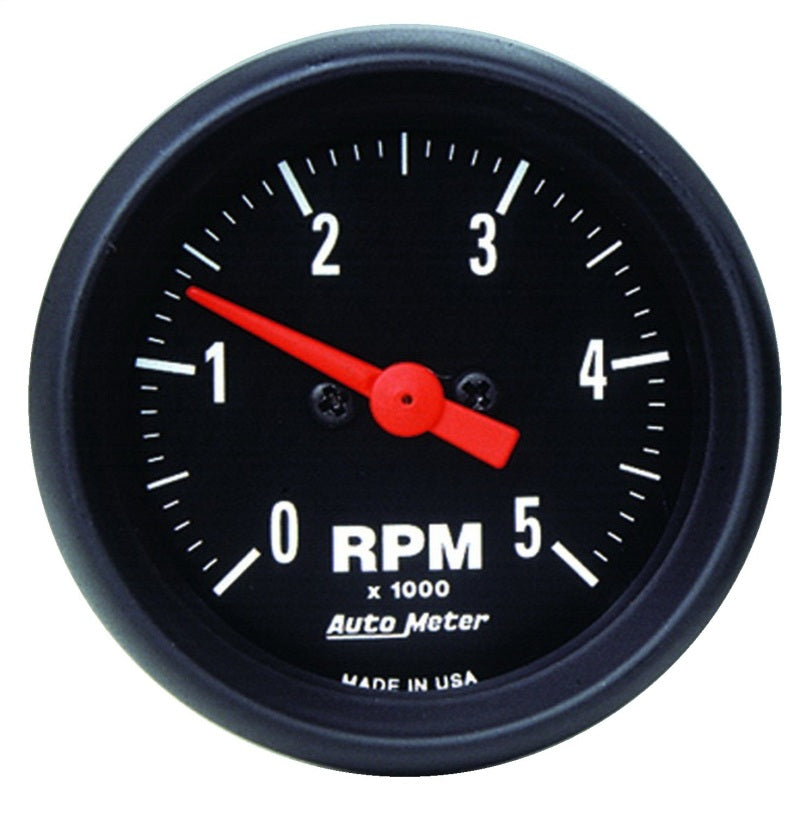 2-1/16" IN-DASH TACHOMETER, 0-5,000 RPM, Z-SERIES