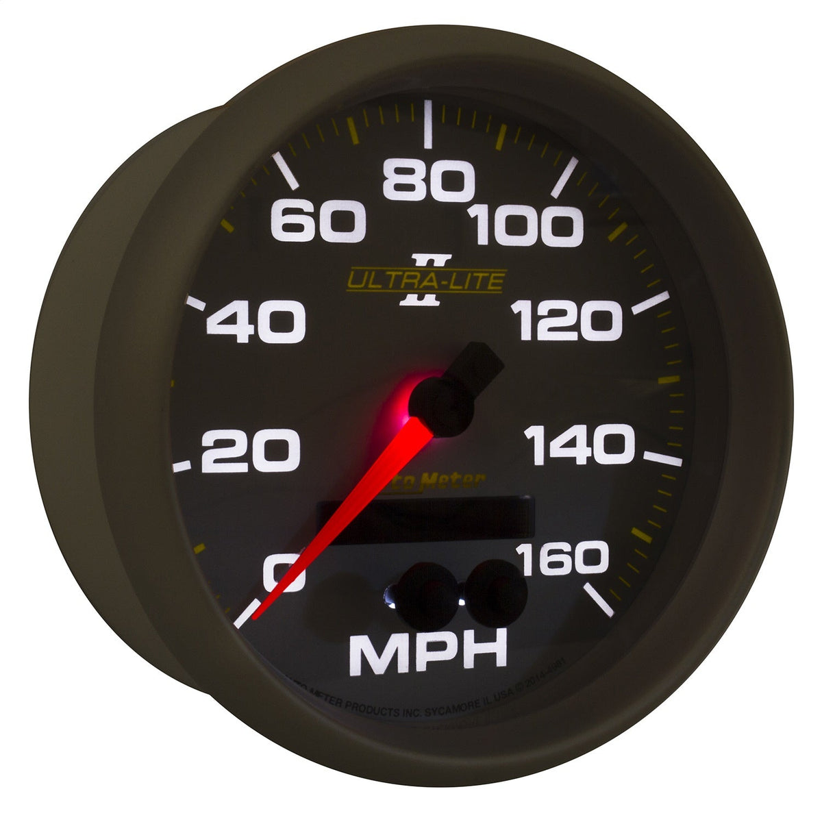 2-5/8" VOLTMETER, 8-18V, CARBON FIBER