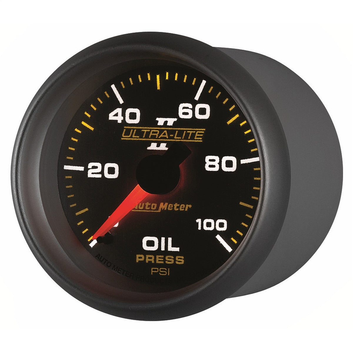 2-1/16" OIL PRESSURE, 0-100 PSI, ULTRA-LITE II