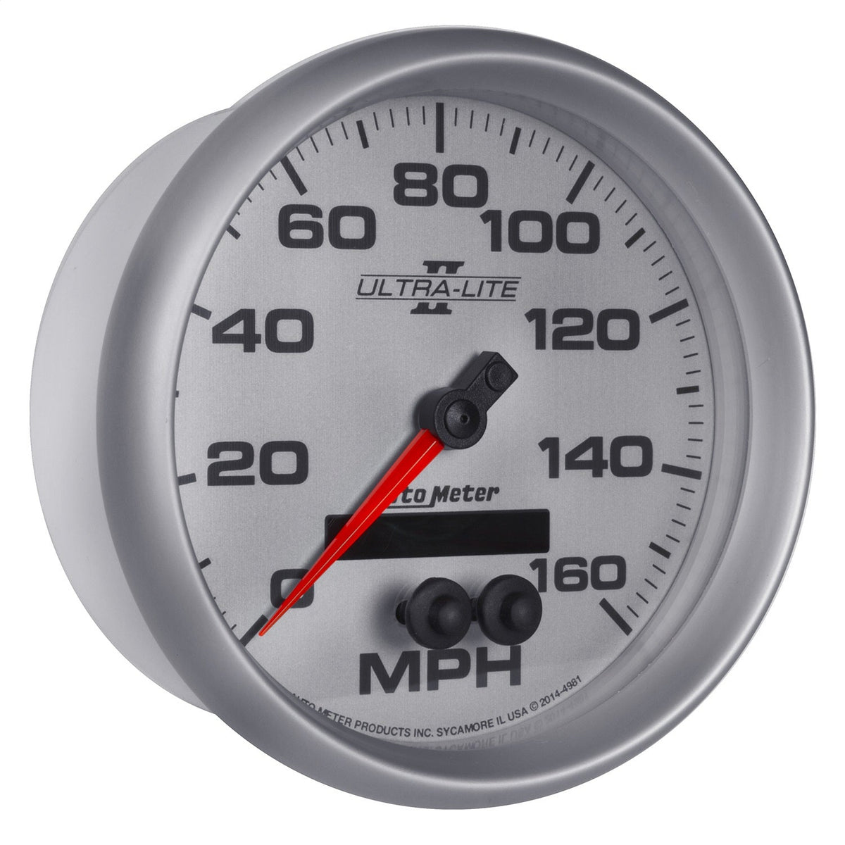 5" GPS SPEEDOMETER, 0-160 MPH, ULTRA-LITE II