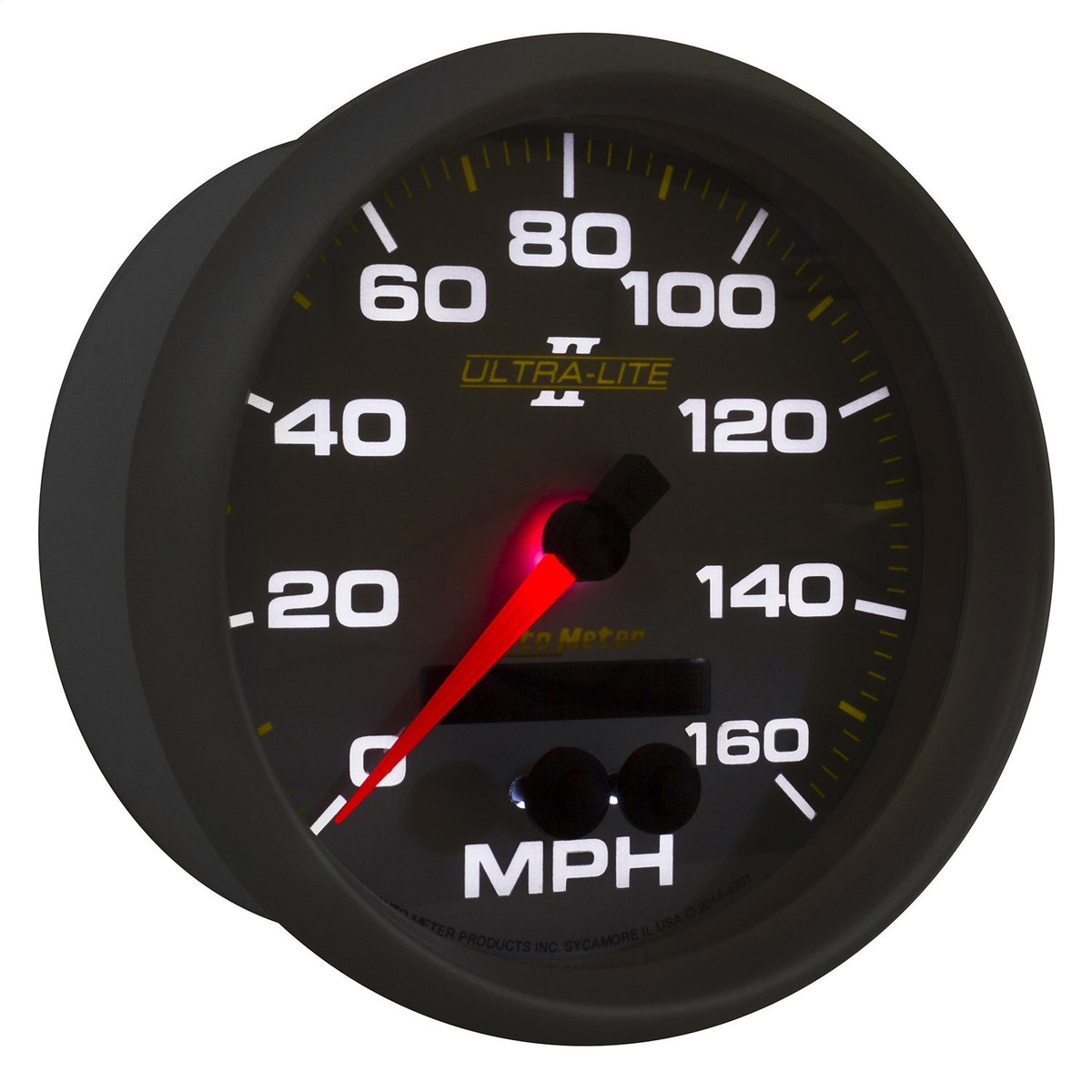 5" GPS SPEEDOMETER, 0-160 MPH, ULTRA-LITE II