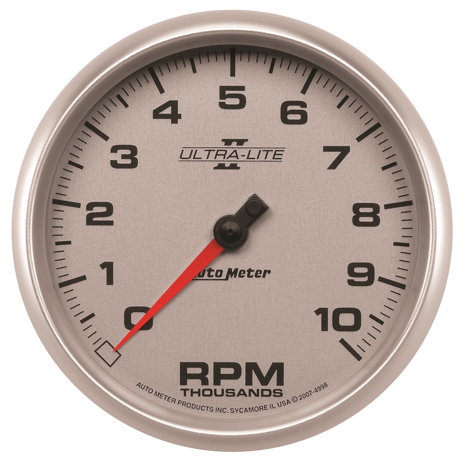 5" TACHOMETER, 0-10,000 RPM, ULTRA-LITE II