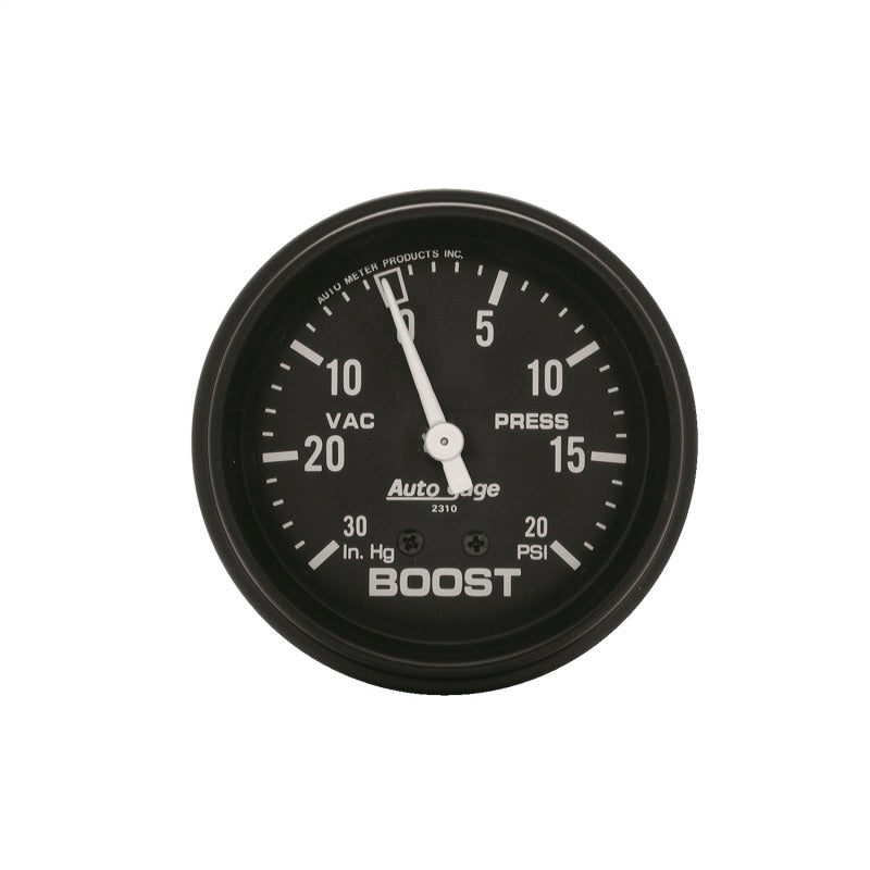 2-5/8" BOOST/VACUUM, 30 IN HG/20 PSI, AUTO GAGE