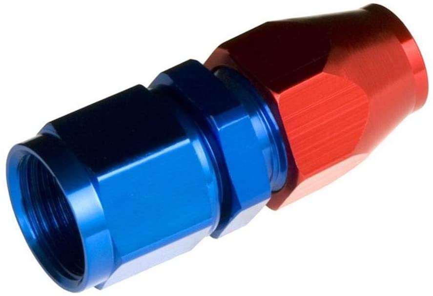 Redhorse Performance 3000-06-06-1 -06 to 3/8" hard line female aluminum hose end - red&blue