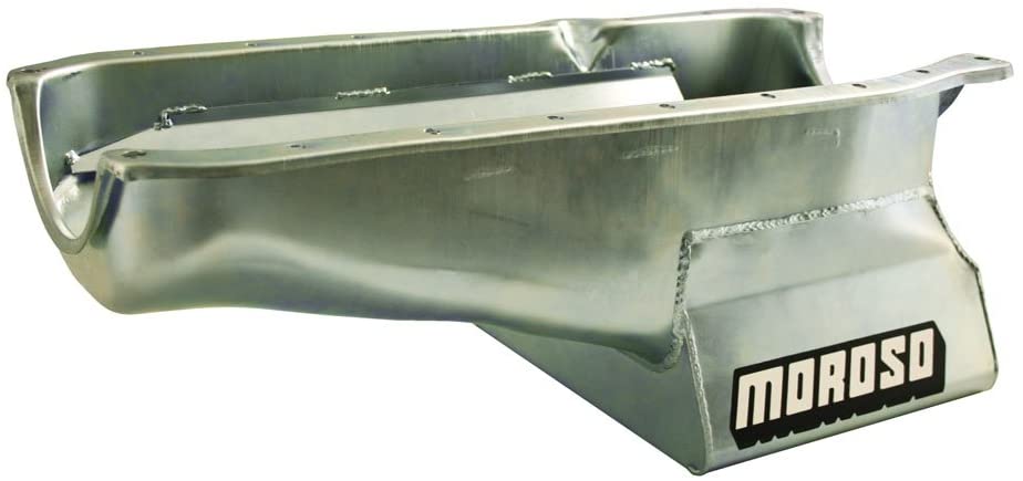 Moroso 20201 8.25" Oil Pan SB Chevy With Passenger-Side Dipstick