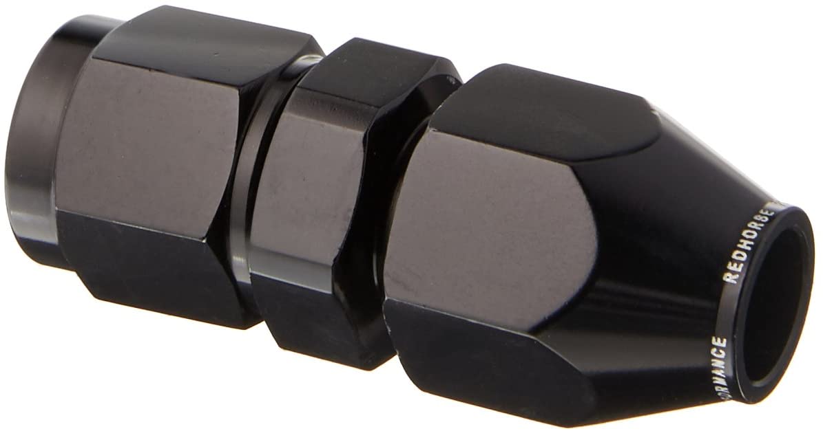 Redhorse Performance 3000-06-06-2 -06 to 3/8" hard line female aluminum hose end - black