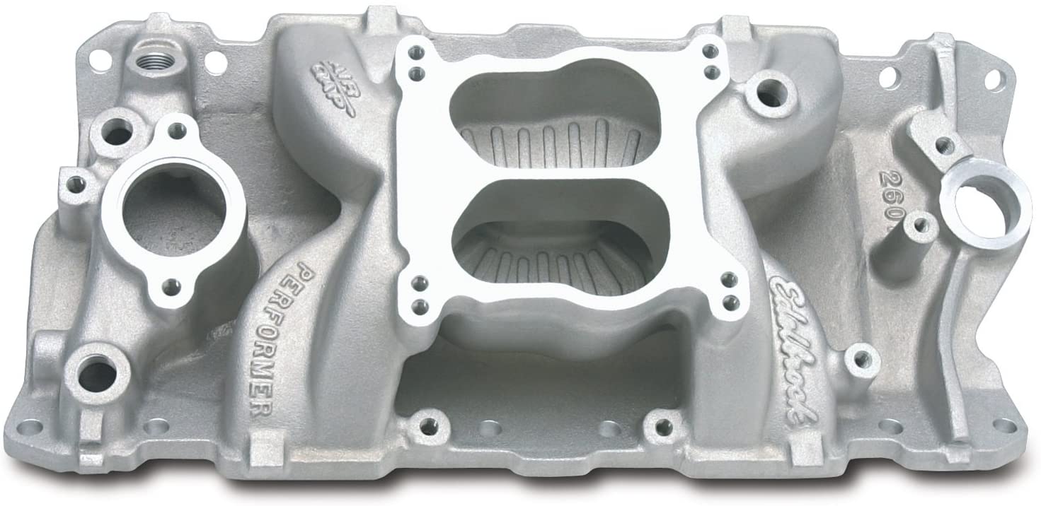 Edelbrock 2601 Performer Air-Gap Intake Manifold For 1955-86 Small-Block Chevy