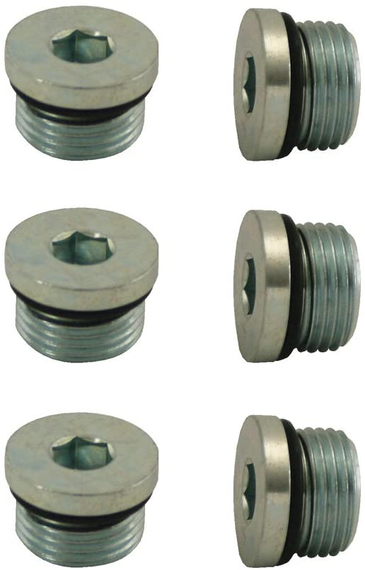 Moroso 97005 Access Drain Plugs w/ O-Rings, 3/4"-16